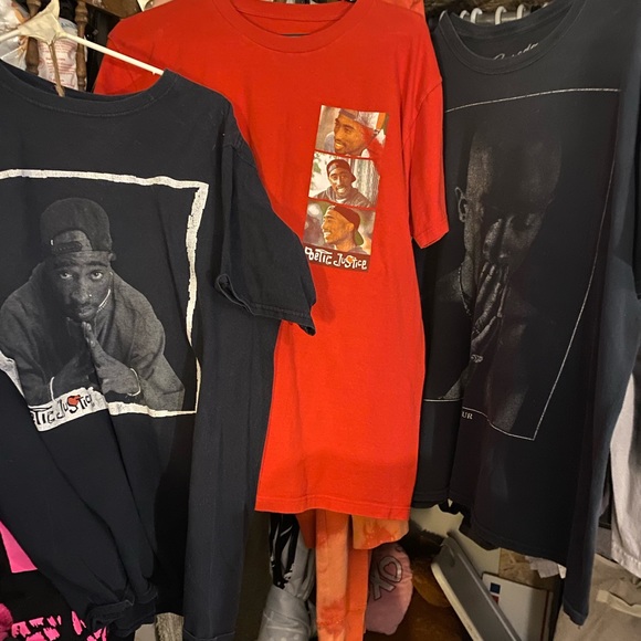 Lot of 5 Tupac and Ice cube Tees - Picture 2 of 4